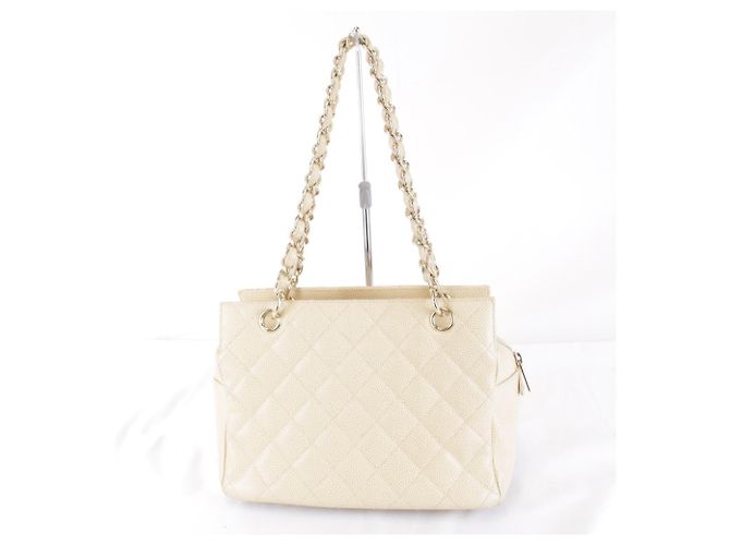 Chanel Seal Series 7 Schultertasche Beige - Ansicht 2