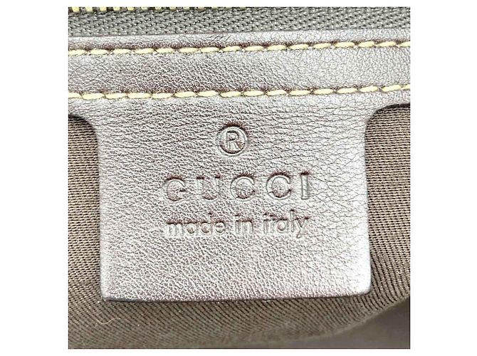 Borsa Tote Gucci Bamboo Horsebit Beige - vista 7