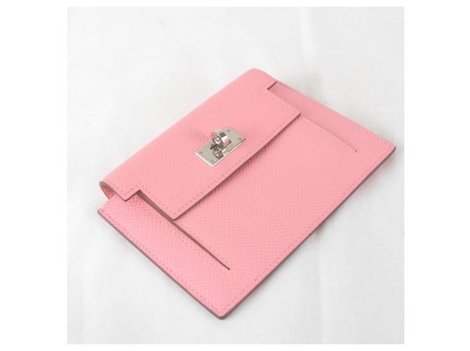 Hermès Cartera Kelly Pocket Hermes Rosa - vista 4