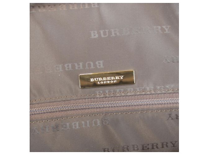 Borsa Burberry Nova Check Shadow Horse Beige - vista 12
