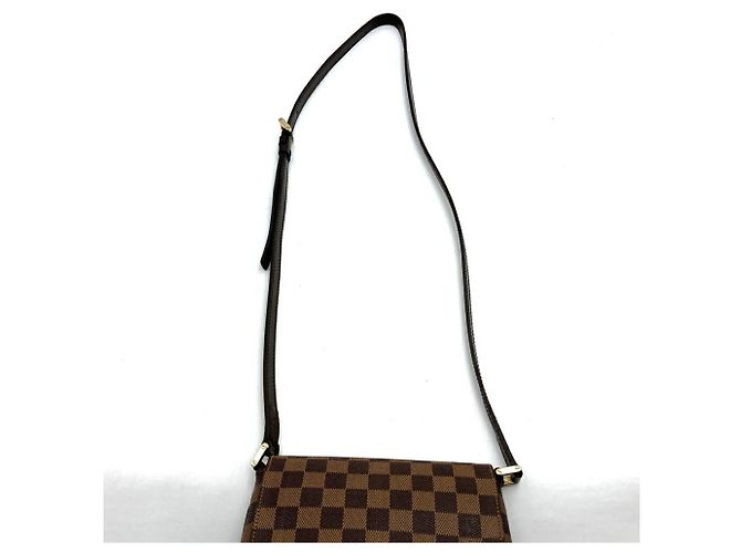 Borsa a Spalla Louis Vuitton Damier Musette Salsa Marrone - vista 5