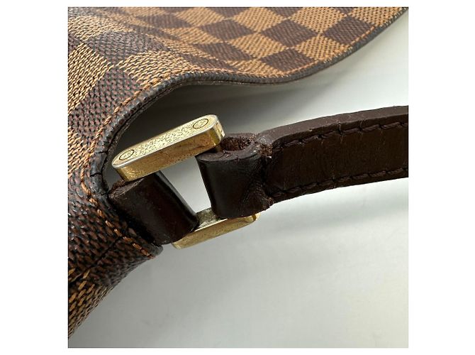 Borsa a Spalla Louis Vuitton Damier Musette Salsa Marrone - vista 7