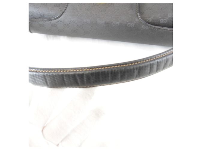 Borsa a Spalla Gucci Micro GG Nera Nero - vista 12
