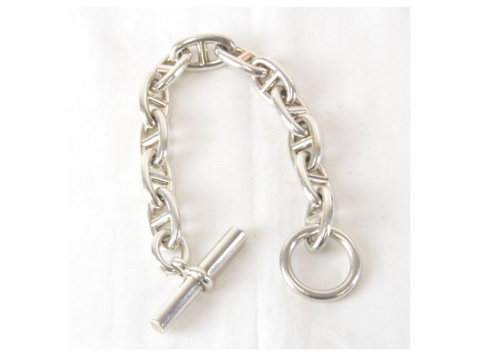 Hermès Hermes Chaine d'Ancre GM Bracciale Charm Argento - vista 2