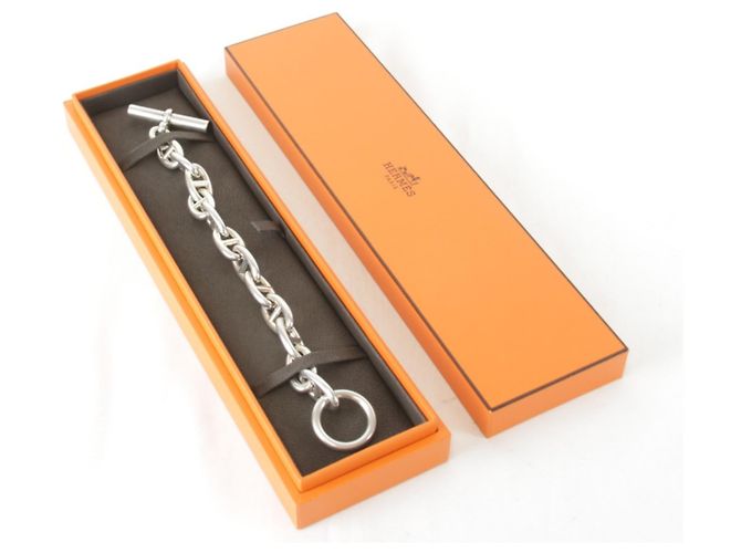 Hermès Hermes Chaine d'Ancre GM Bracciale Charm Argento - vista 9