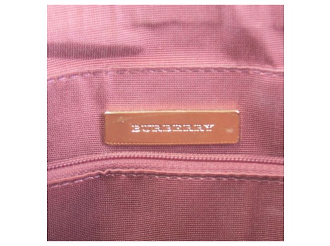 Borsa Burberry Nova Check rossa Rosso - vista 11