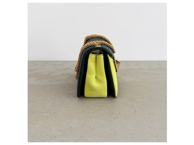 Borsa Valentino Garavani One Stud Medium – Runway Primavera 2022 – Smeraldo e Chartreuse Verde Giallo - vista 7