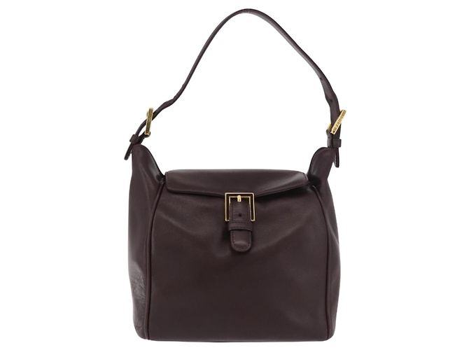 Borsa a Spalla FENDI in Pelle Marrone Oro Auth ep14874 D'oro - vista 13