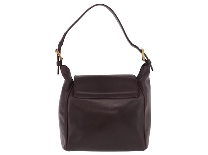 Borsa a Spalla FENDI in Pelle Marrone Oro Auth ep14874 D'oro - vista 2