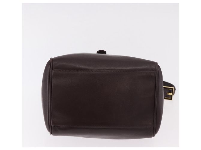 Borsa a Spalla FENDI in Pelle Marrone Oro Auth ep14874 D'oro - vista 5