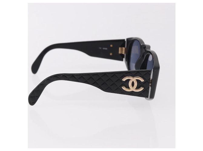 CHANEL Sonnenbrille Kunststoff 2 Set Black Brown CC Auth bs35606 Braun Schwarz - Ansicht 6