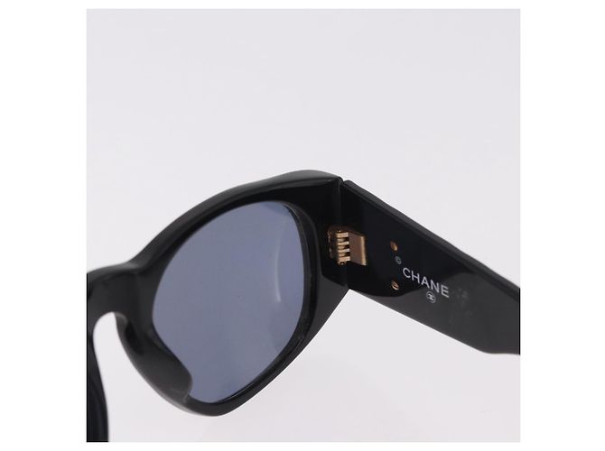 CHANEL Sonnenbrille Kunststoff 2 Set Black Brown CC Auth bs35606 Braun Schwarz - Ansicht 8