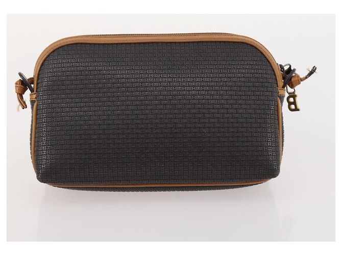 Borsa Boston BALLY in PVC Set da 2 Pezzi Nero Auth 182521 - vista 11