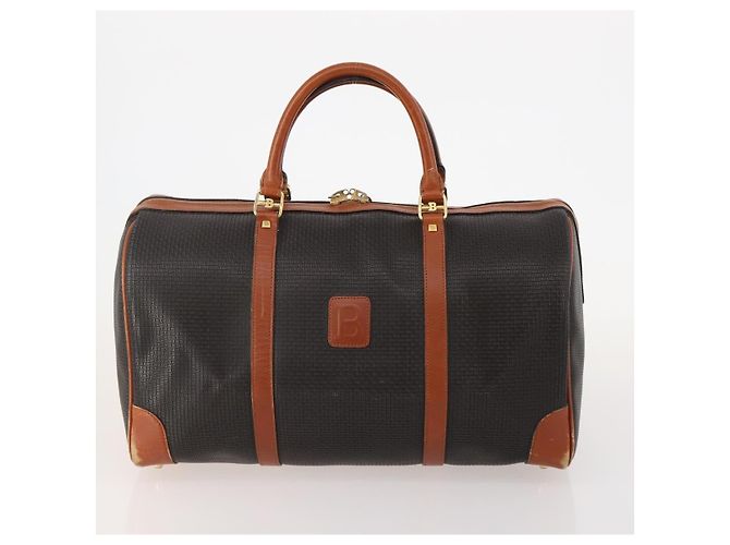 Borsa Boston BALLY in PVC Set da 2 Pezzi Nero Auth 182521 - vista 2