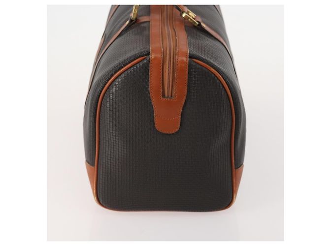 Borsa Boston BALLY in PVC Set da 2 Pezzi Nero Auth 182521 - vista 4
