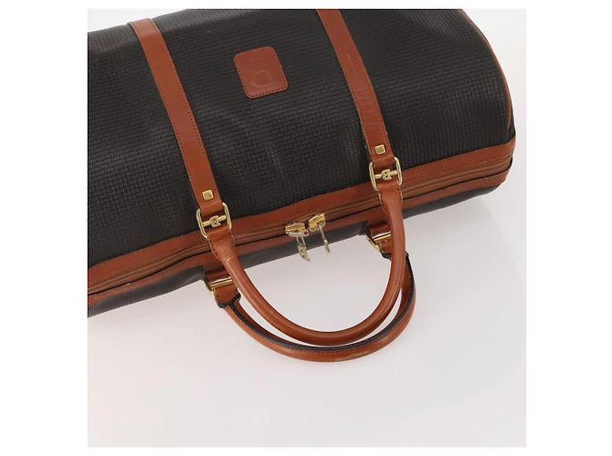 Borsa Boston BALLY in PVC Set da 2 Pezzi Nero Auth 182521 - vista 5