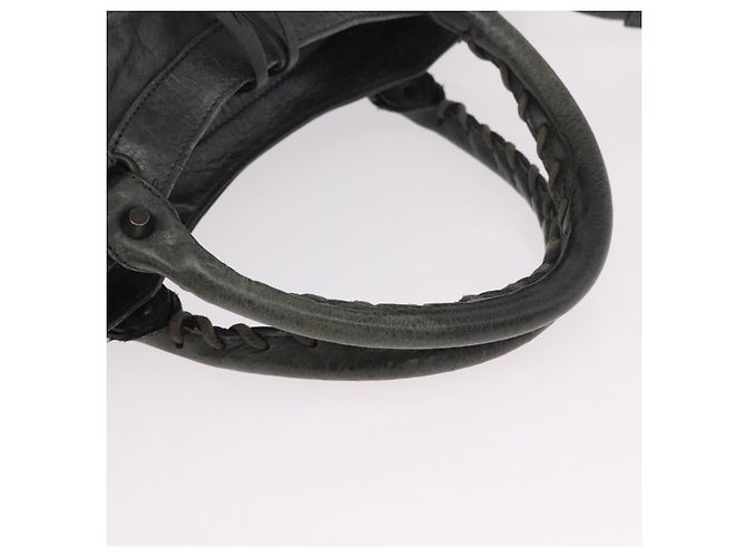 Borsa BALENCIAGA Vero in Pelle 2way Grigia 235216 Auth 185366V - vista 7
