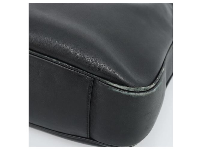Borsa a Spalla GUCCI Bamboo in Pelle 2way Nero Oro 001 1577 3444 Auth BA13349 D'oro - vista 10