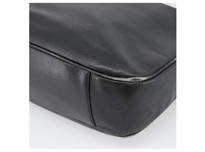 Borsa a Spalla GUCCI Bamboo in Pelle 2way Nero Oro 001 1577 3444 Auth BA13349 D'oro - vista 16