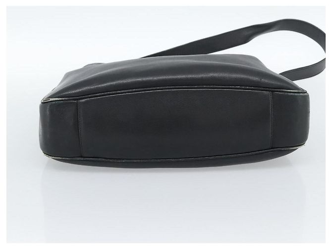 Borsa a Spalla GUCCI Bamboo in Pelle 2way Nero Oro 001 1577 3444 Auth BA13349 D'oro - vista 5
