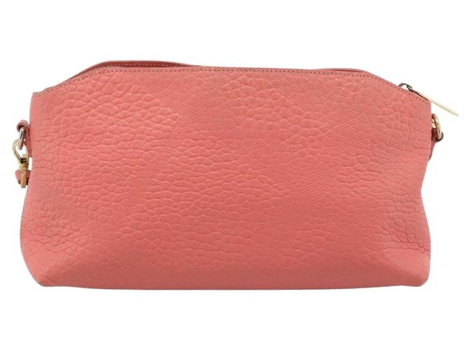 Borsa a Spalla BURBERRY in Pelle Rosa e Oro Autentica ti3960 D'oro - vista 2