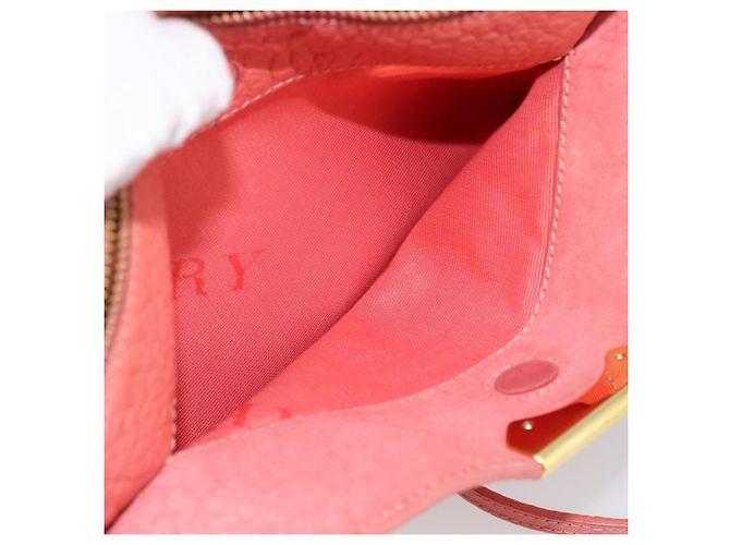 Borsa a Spalla BURBERRY in Pelle Rosa e Oro Autentica ti3960 D'oro - vista 22
