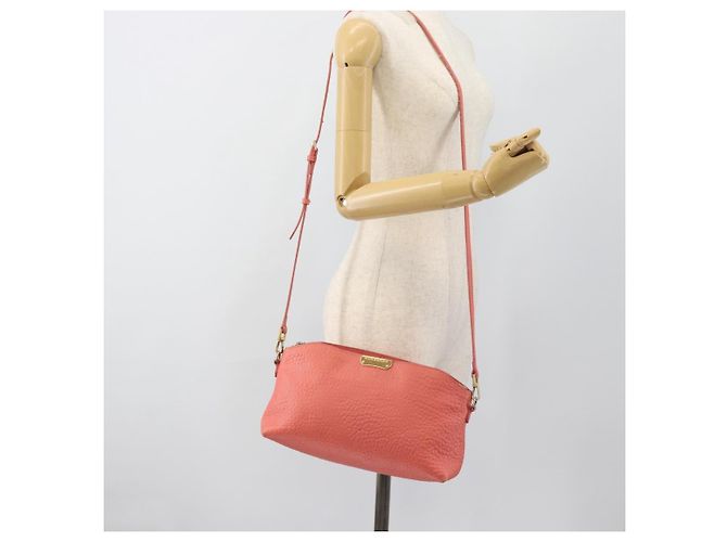 Borsa a Spalla BURBERRY in Pelle Rosa e Oro Autentica ti3960 D'oro - vista 23