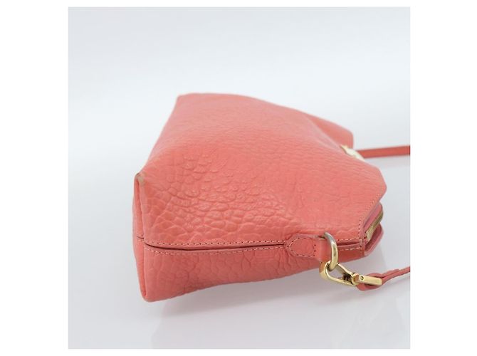 Borsa a Spalla BURBERRY in Pelle Rosa e Oro Autentica ti3960 D'oro - vista 4