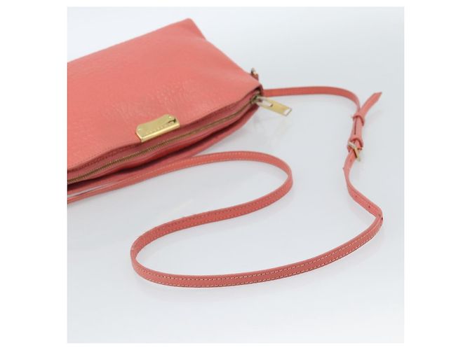 Borsa a Spalla BURBERRY in Pelle Rosa e Oro Autentica ti3960 D'oro - vista 7