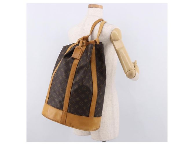 LOUIS VUITTON Borsa a Spalla Monogram Randonnee GM M42244 LV Auth 185110 Monogramma - vista 22