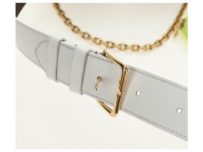 LOUIS VUITTON Borsa a Spalla Bauletto Monogram Papillon Bianco M81485 LV Auth 184393SM Monogramma - vista 15