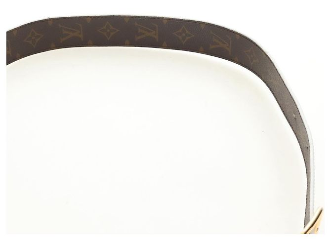 LOUIS VUITTON Borsa a Spalla Bauletto Monogram Papillon Bianco M81485 LV Auth 184393SM Monogramma - vista 16