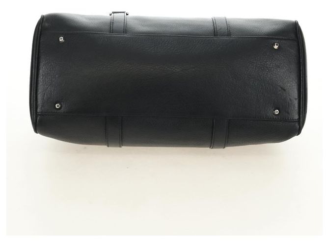 Christian Dior Boston Bag Leder Schwarz Silber Auth 184720SAM - Ansicht 5