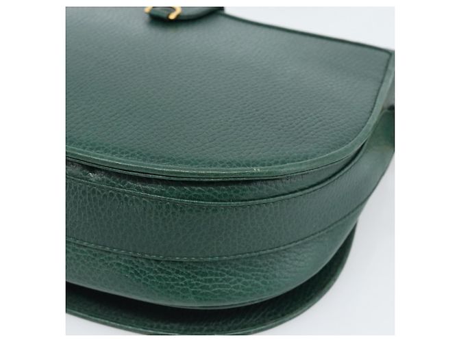 Borsa a tracolla CARTIER Must Line in pelle verde e oro Auth bs35522 D'oro - vista 15