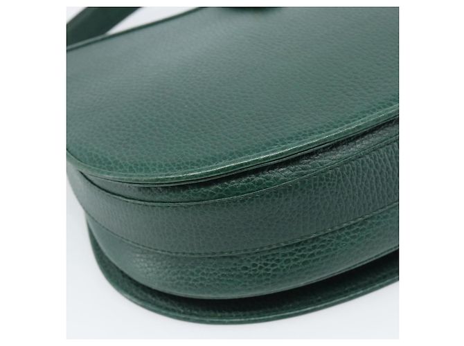 Borsa a tracolla CARTIER Must Line in pelle verde e oro Auth bs35522 D'oro - vista 16