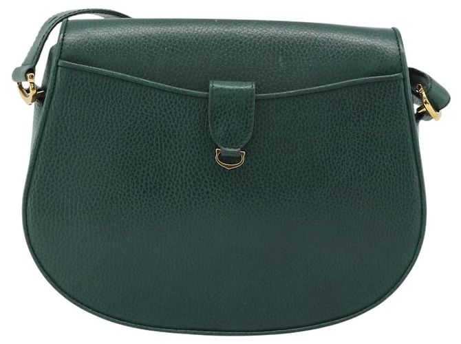 Borsa a tracolla CARTIER Must Line in pelle verde e oro Auth bs35522 D'oro - vista 2