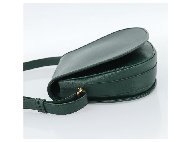 Borsa a tracolla CARTIER Must Line in pelle verde e oro Auth bs35522 D'oro - vista 3