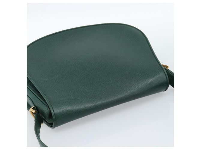 Borsa a tracolla CARTIER Must Line in pelle verde e oro Auth bs35522 D'oro - vista 6