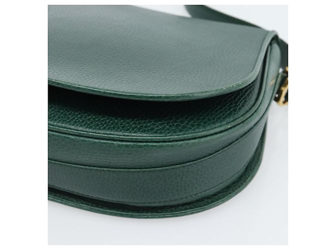 Borsa a tracolla CARTIER Must Line in pelle verde e oro Auth bs35522 D'oro - vista 9