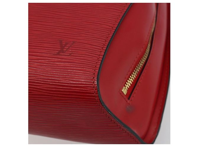 Zaino LOUIS VUITTON Epi Mabillon Rosso Castilian M52237 LV Auth 184225A - vista 16