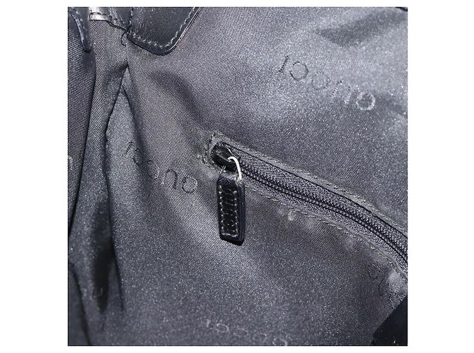 Borsa a tracolla Jackie in tela GG GUCCI Nera Argento 001 3355 Auth bs35573 Nero - vista 19