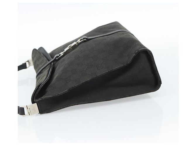 Borsa a tracolla Jackie in tela GG GUCCI Nera Argento 001 3355 Auth bs35573 Nero - vista 3
