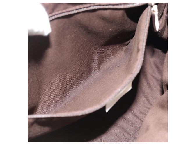 Borsa a tracolla GUCCI GG Canvas Abbey Beige Oro 189833 Auth 184930V D'oro - vista 22