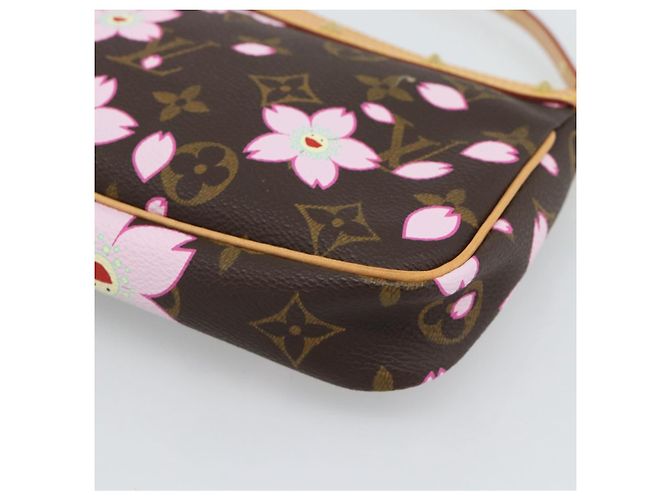 LOUIS VUITTON Monogram Cherry Blossom Pochette Pouch M92006 LV Auth 184386SAV Monogramma - vista 16