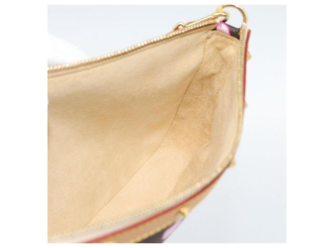 LOUIS VUITTON Monogram Cherry Blossom Pochette Pouch M92006 LV Auth 184386SAV Monogramma - vista 19
