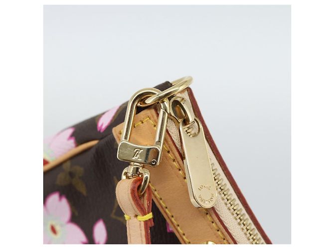 LOUIS VUITTON Monogram Cherry Blossom Pochette Pouch M92006 LV Auth 184386SAV Monogramma - vista 9