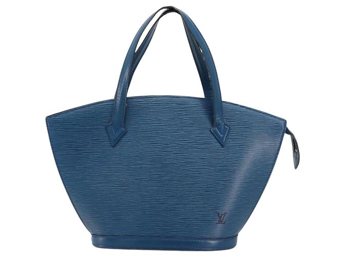 Borsa a Spalla LOUIS VUITTON Epi Saint Jacques Blue M52275 LV Auth BA13296 - vista 13
