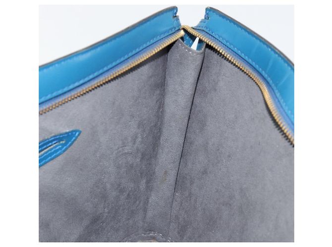Borsa a Spalla LOUIS VUITTON Epi Saint Jacques Blue M52275 LV Auth BA13296 - vista 19