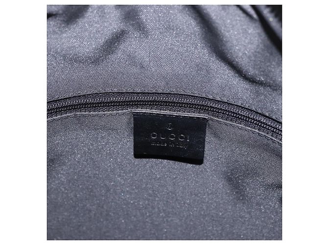 Borsa a Spalla GUCCI GG Canvas Nera Argento 001 3766 2123 Auth 184615 Nero - vista 19
