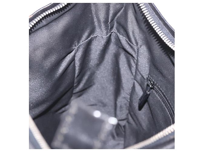 Borsa a Spalla GUCCI GG Canvas Nera Argento 001 3766 2123 Auth 184615 Nero - vista 20